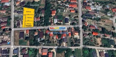 Lot casa 1650 mp Balotesti str  Pescarilor sosea toate utilitatile - Balotesti