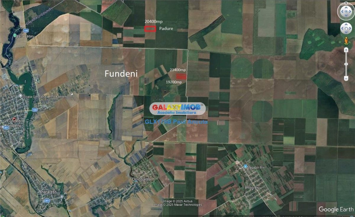 Teren Fundeni Calarasi 23400 mp extravilan - Fundeni