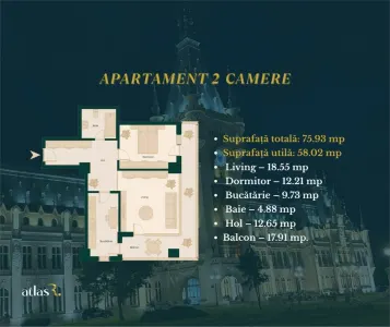 Apartament 2 camere | Intabulat | Semicentral | 153.976 euro | Comision 0 - foto 13