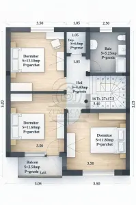 Casa 4 camere Dancu Holboca , CANALIZARE, PLACA DE BETON! la CHEIE! - foto 7