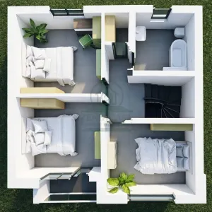 Casa 4 camere Dancu Holboca , CANALIZARE, PLACA DE BETON! la CHEIE! - foto 8