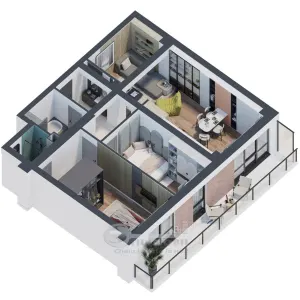 Apartament 3 camere, 79.73 mp – Design premium  0% comision - foto 11