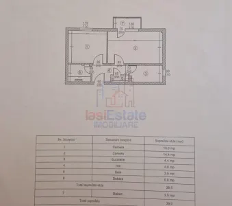 Apartament 2 camere - lift - zona excelenta - Pacurari - foto 8