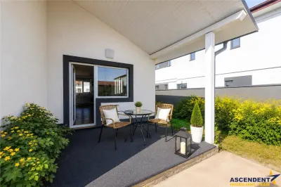 Casa la pret de apartament, curte individuala, terasa, toate utilitatile, Izvor-Tarlungeni, Brasov - Brasov