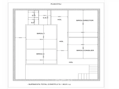 Spatiu 265 mp Precizie | Showroom + Birouri + Depozitare - foto 3