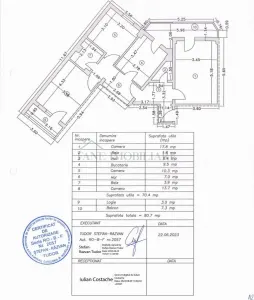 Vand apartament 3 camere amvelopat Urziceni Centru - Urziceni