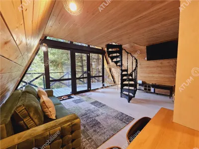 Casa tip A Frame de inchiriat in localitatea Avrig zona Valea Avrigului,Porumbacu de Sus - foto 3