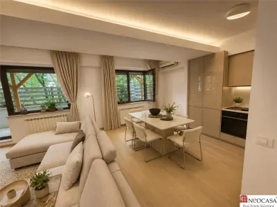 Herastrau, 3 CAMERE FRUMOS MOBILAT, LA PARTER, CU TERASA 60MP - foto 10