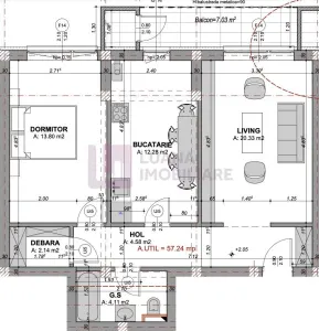 Apartament 2 camere de inchiriat | NOU | prima inchiriere | Doamna Stanca | etaj 1 - foto 8