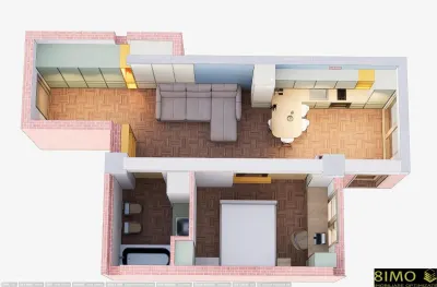 Apartament nou de vanzare 45 mp in ansamblul rezidential Laz Residence - Suceava
