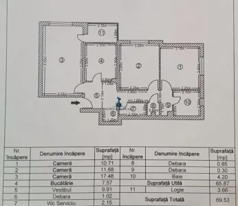 Vanzare Apartament 3 Camere Decomandat Piata Sudului - foto 8