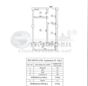 Apartament 1 cameră de vânzare | Bloc nou | Etaj 2/4 | 40,1 mp | Loc de parcare inclus - foto 9
