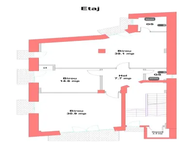 Cladire de birouri 452 mp | Floreasca | Mobilata | Curte | Parcare - foto 18