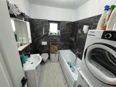 Casa noua, 3 cam, 2 bai, mobilata si utilata,  curte, foisor - foto 11