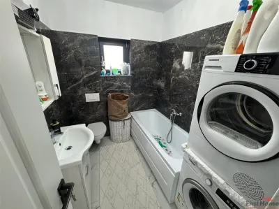 Casa noua, 3 cam, 2 bai, mobilata si utilata,  curte, foisor - foto 10