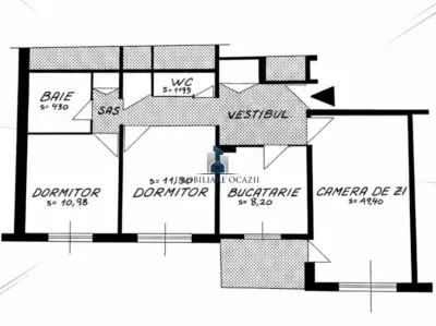 Vanzare Apartament 3 Camere Decomandat Piata Sudului - Bucuresti